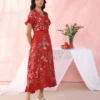 RUSTIC RED RIVERIE OSCAR DRESS - Image 9