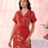 RUSTIC RED RIVERIE OSCAR DRESS - Image 6