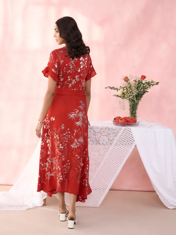 RUSTIC RED RIVERIE OSCAR DRESS - Image 10