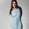 DENIM BLUE BUTTON DOWN SHIRT - Image 2