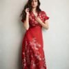 RUSTIC RED RIVERIE OSCAR DRESS - Image 3