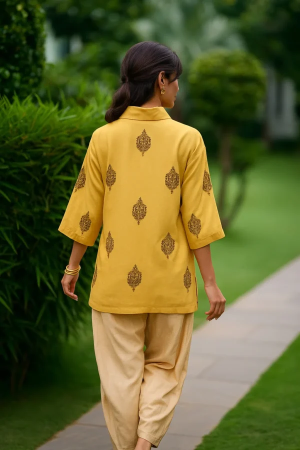 MUSTARD INDIRA PETRA SHIRT - Image 2