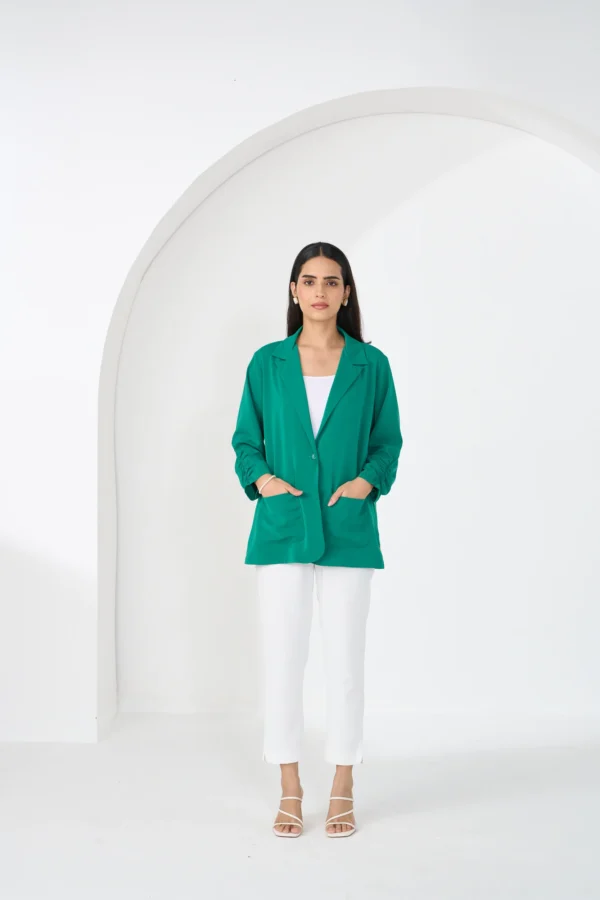 EMERALD GREEN GARNER JACKET - Image 3