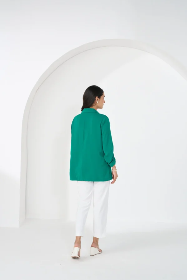 EMERALD GREEN GARNER JACKET - Image 6
