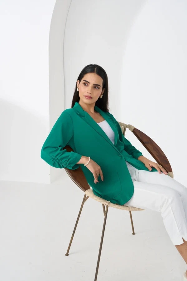 EMERALD GREEN GARNER JACKET - Image 2