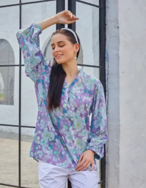 LILAC WINKLE INDUS SHIRT