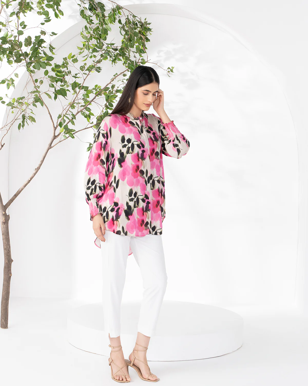 PINK SWANK RESIN SHIRT - Image 4