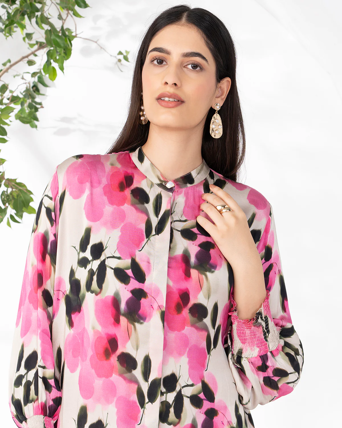 PINK SWANK RESIN SHIRT - Image 2