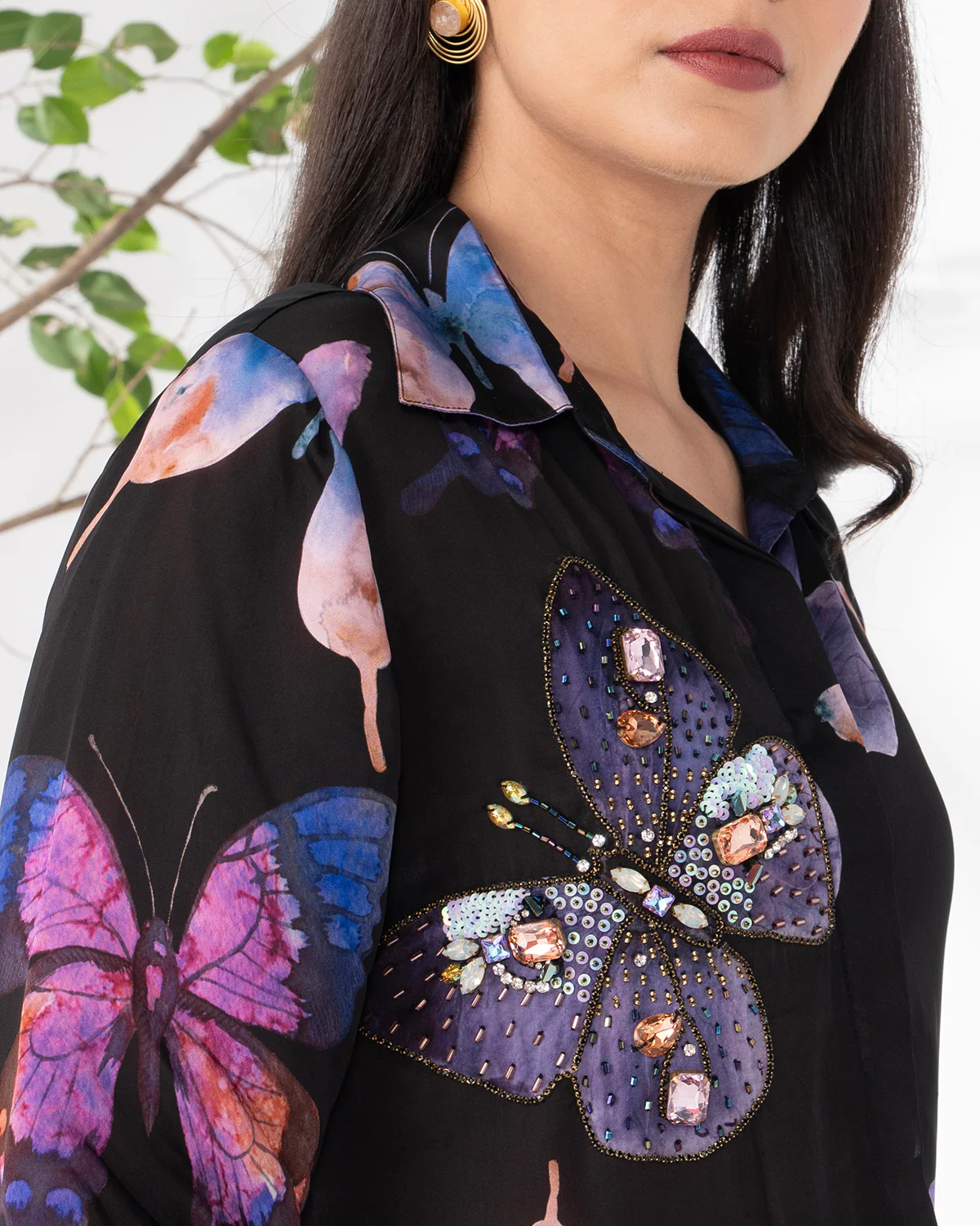 PURPLE JUNGLE LANCER SHIRT - Image 2