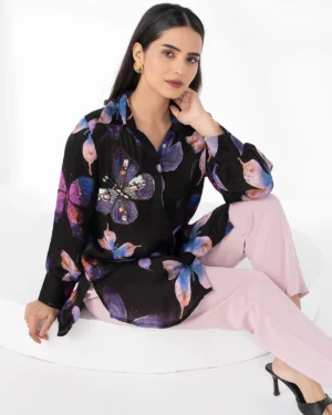 PURPLE JUNGLE LANCER SHIRT