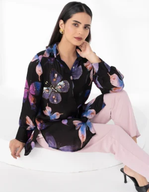 PURPLE JUNGLE LANCER SHIRT