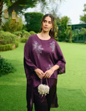 PURPLE SANGA CO-ORD SET