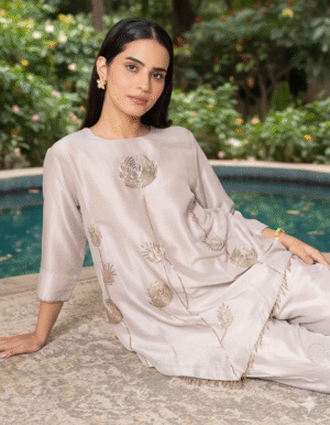 BLUSH PINK CHAAND SHIRT