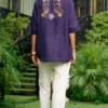DEEP PURPLE PUNCH MANAN SHIRT - Image 6