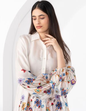 WHITE IREA GENUS SHIRT