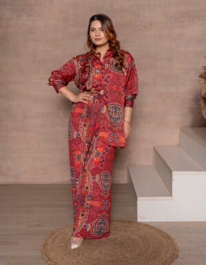 RED KUTCH ALL DAY CO-ORD SET