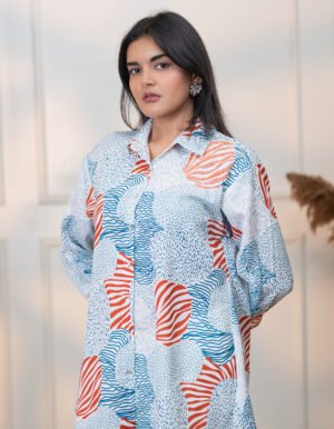 KOREAN DOT WHITE ALL DAY SHIRT