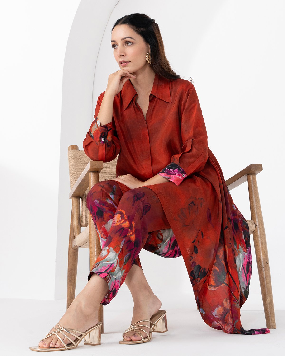 WINE BODHI BELLE CO-ORD SET