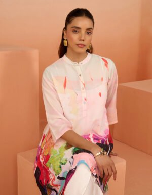 SAAD PINK KAFTAN