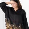 BLACK NOIRE BUTTONED SHIRT - Image 3