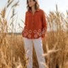 RUST SPIREA SHIRT