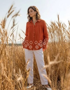 RUST SPIREA SHIRT
