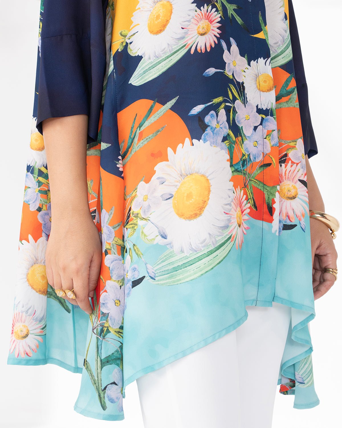 YELLOW SIDE PANEL FIORE SHIRT - Image 3