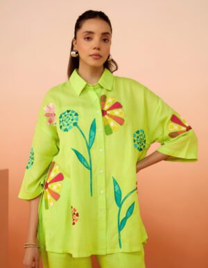 LIME ZURIE PETRA SHIRT