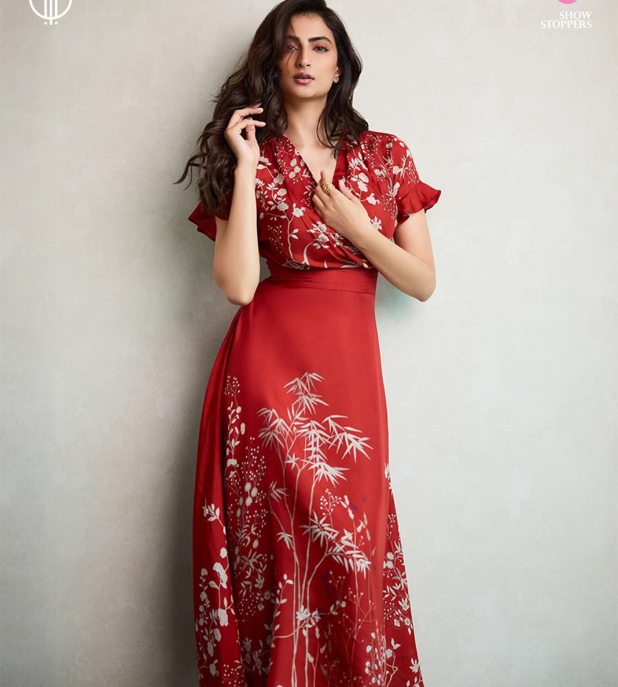 RUSTIC RED RIVERIE OSCAR DRESS