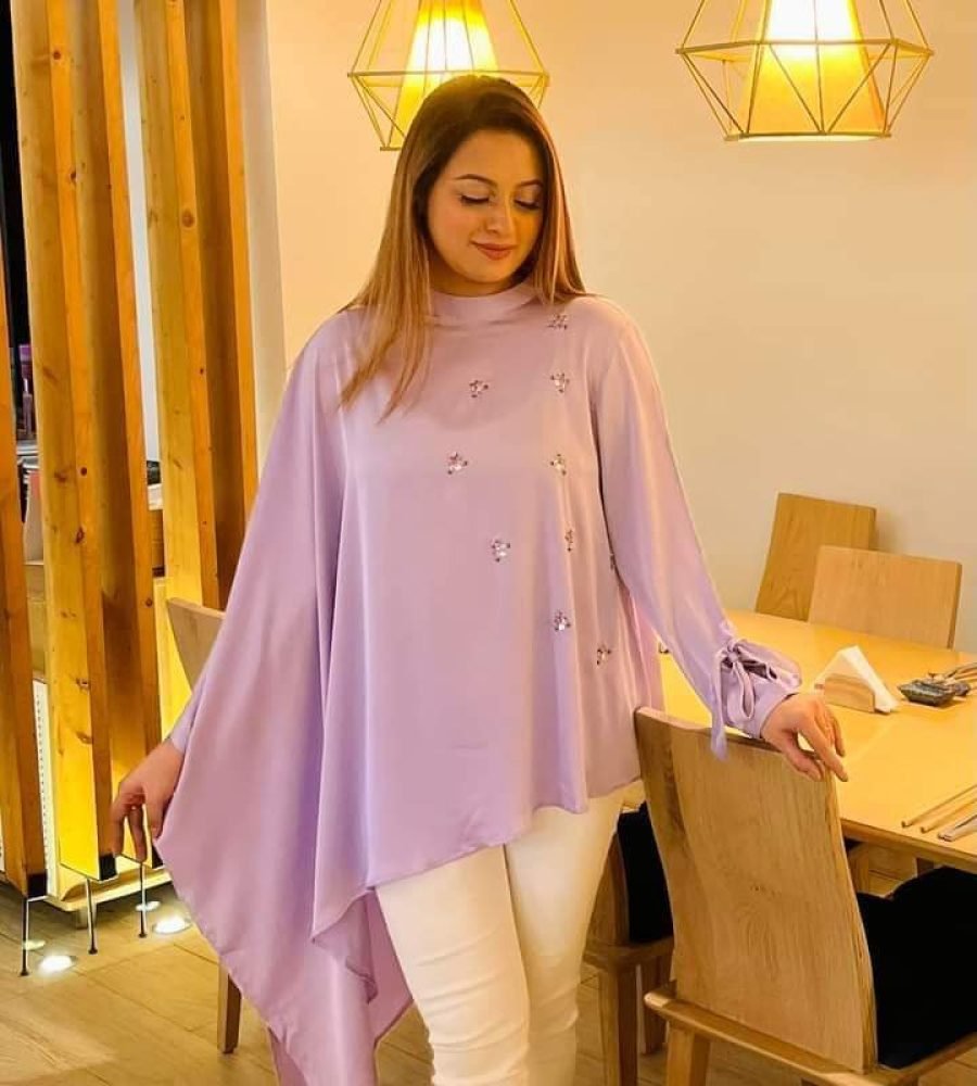 LAVENDER TAILOR TOP