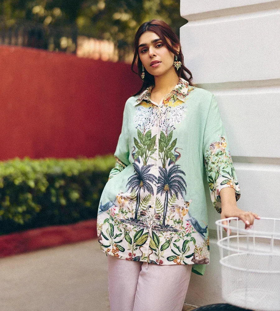 PETRA FOREST GREEN SHIRT